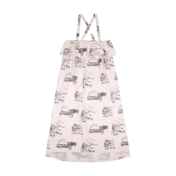 Patagonia Other - Patagonia Pataloha Kaka'ako Pink Tropical Organic Cotton Dress Girls 10 M